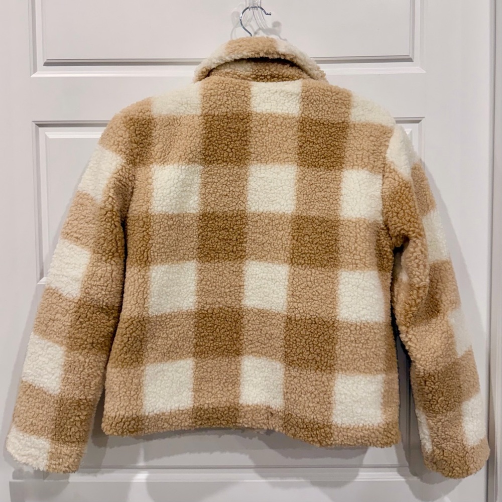 Anthropologie Avec Les Filles Sherpa Jacket XS | Cozy Teddy Coat - Picture 7 of 8